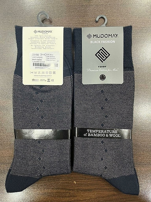 

Носки мужские MUDOMAY 23155 синие 41-45, Синий, 23155