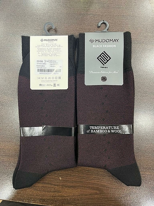 

Носки мужские MUDOMAY 23155 черные, Черный, 23155