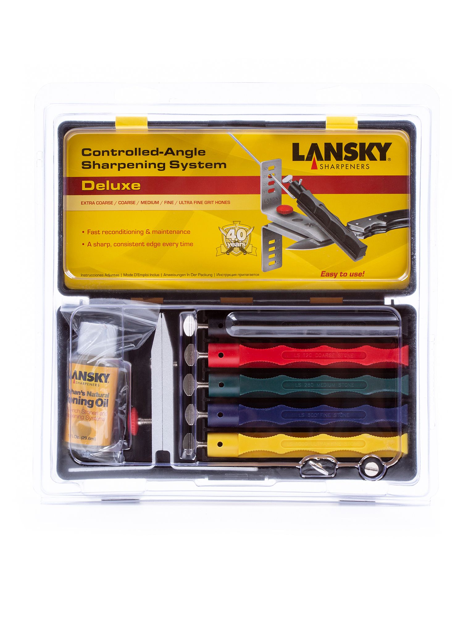 фото Точилка для ножей lansky deluxe knife sharpening system lkclx