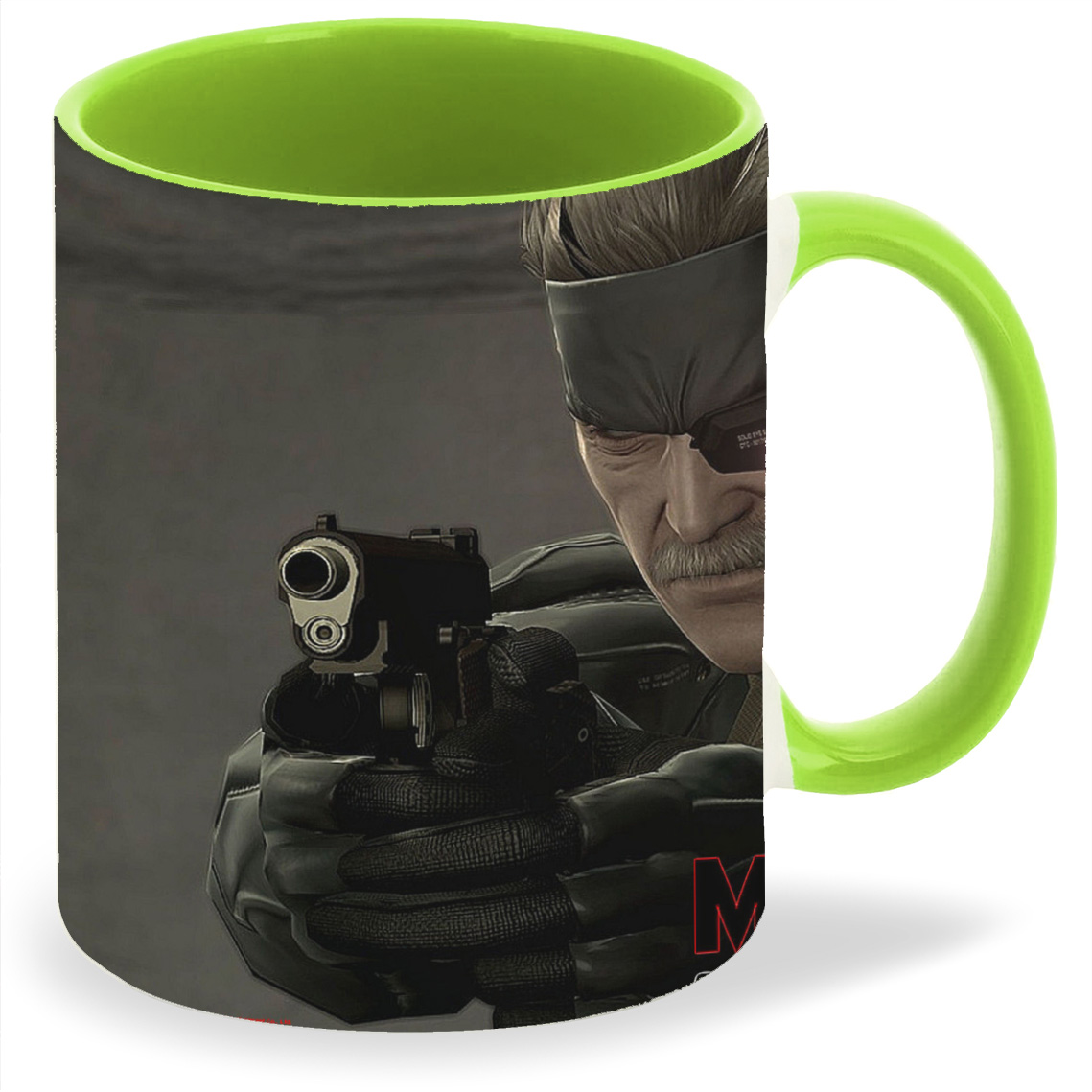 

Кружка CoolPodarok MGS4 Old Snake Пожилой Солдат, MGS4 Old Snake Пожилой Солдат