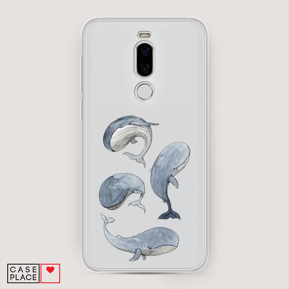 

Чехол Awog на Meizu X8 "Киты", Белый;прозрачный;голубой, 72950-1