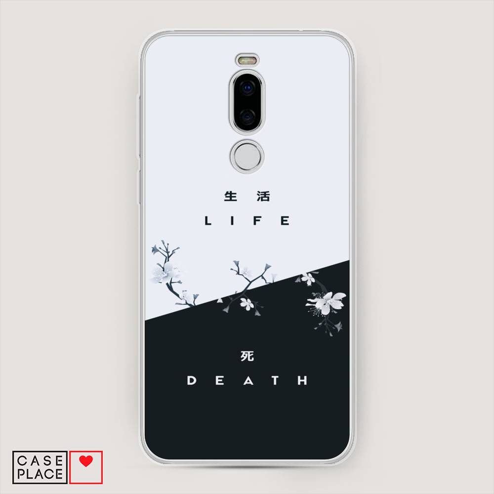 

Чехол Awog на Meizu X8 "Life and death", Черный;серый, 72950-7