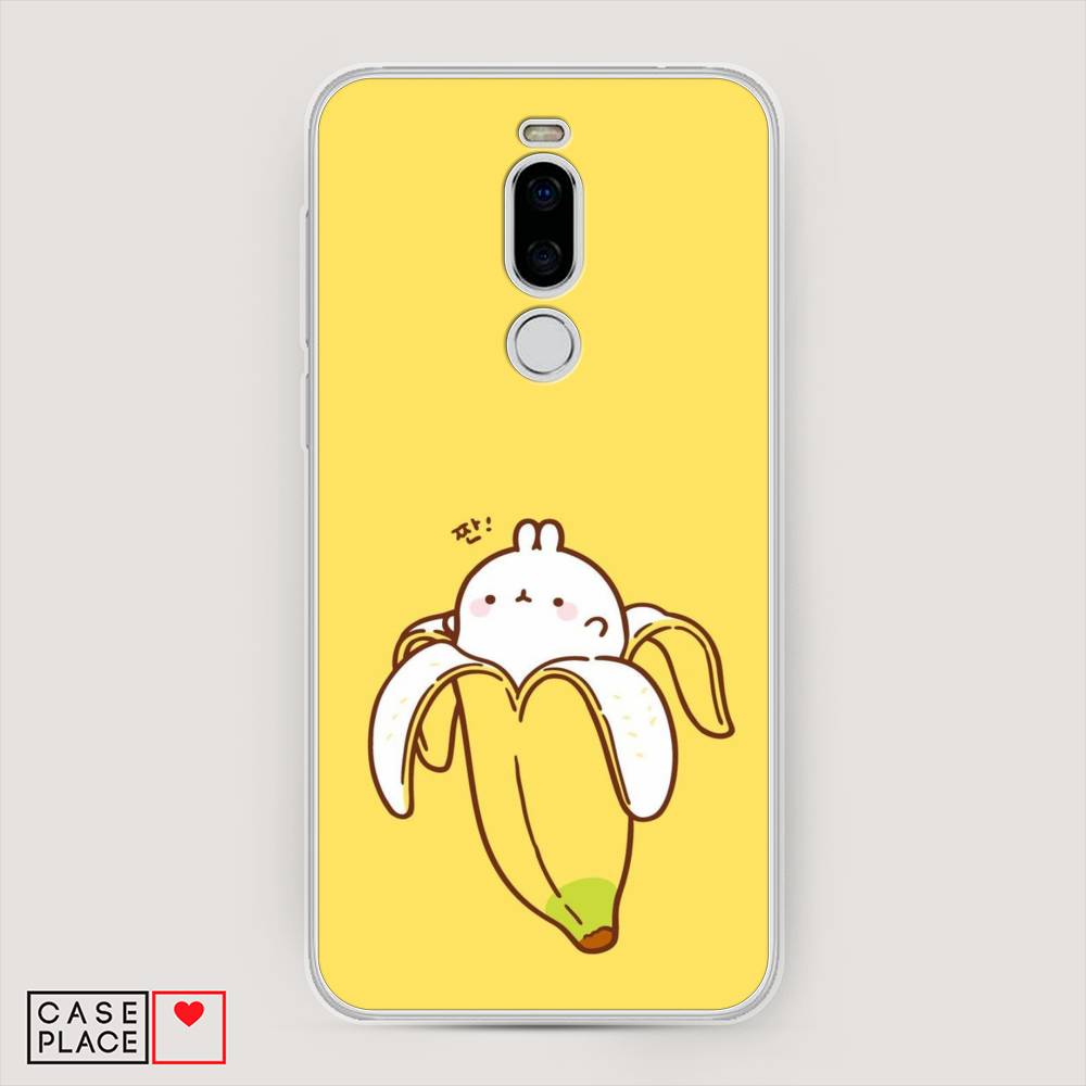 

Чехол Awog на Meizu X8 "Зайчик-бананчик", Желтый;белый, 72950-2