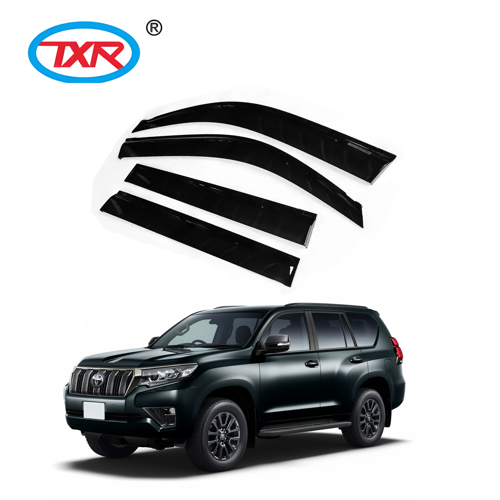 Дефлекторы окон Toyota Land Cruiser Prado 150 2009 OEM 6690₽