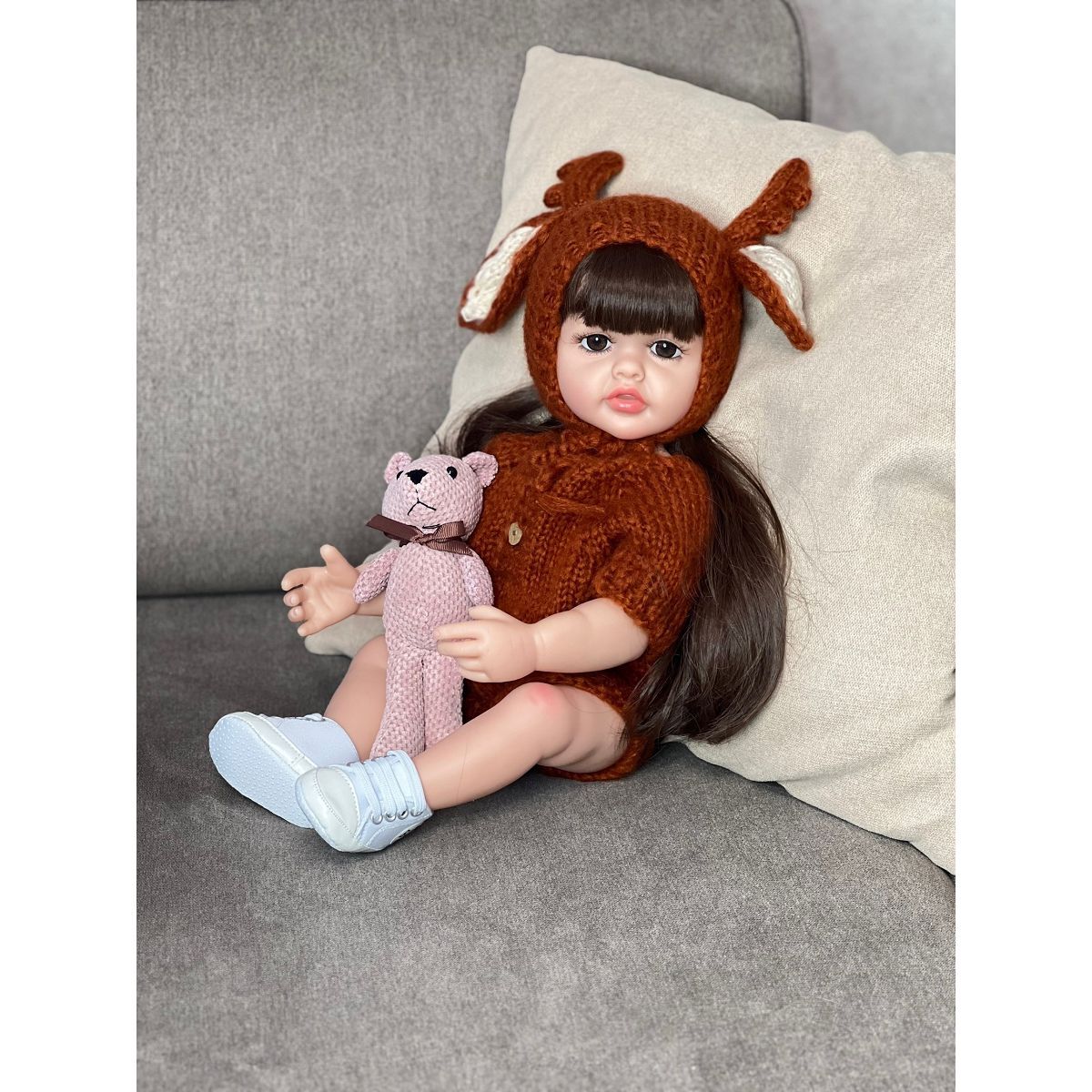 

Кукла NPK-TOYS Реборн виниловая 55см (XZ-008)