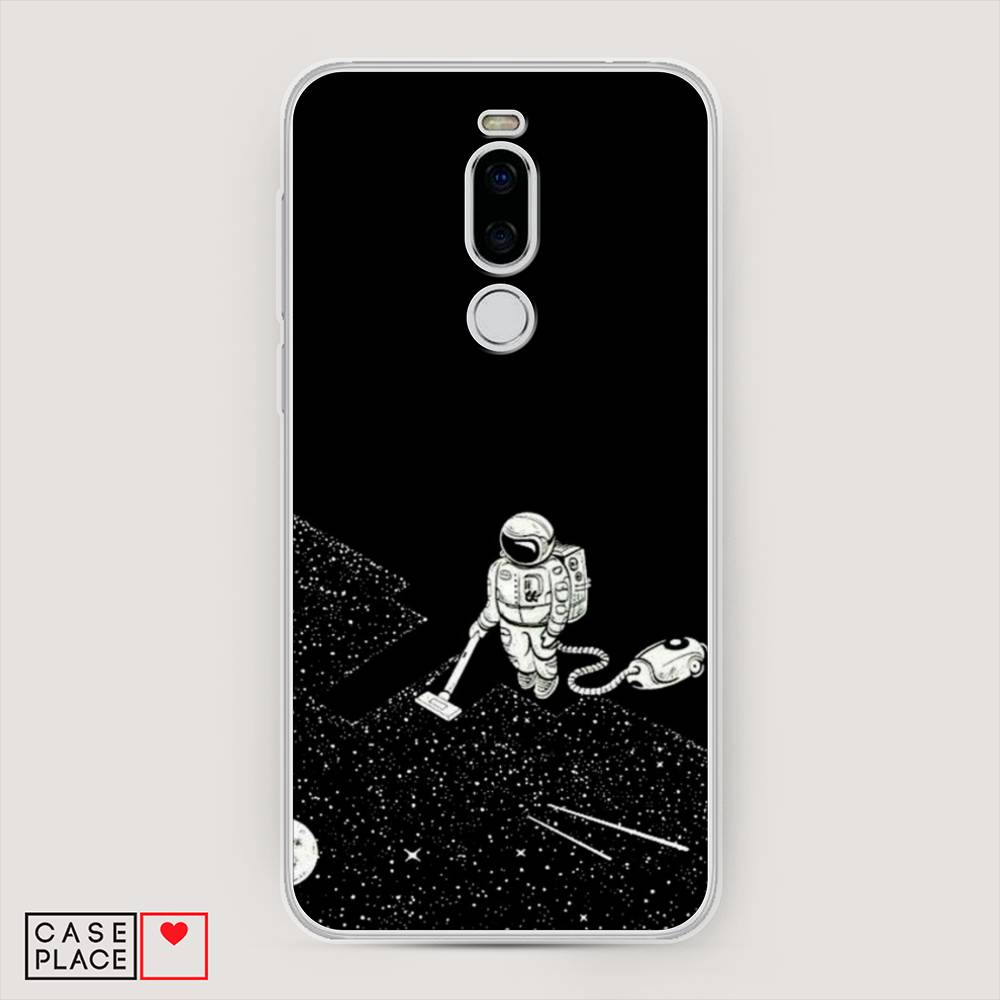 

Чехол Awog на Meizu X8 "Космонавт с пылесосом", Белый, 72950-4