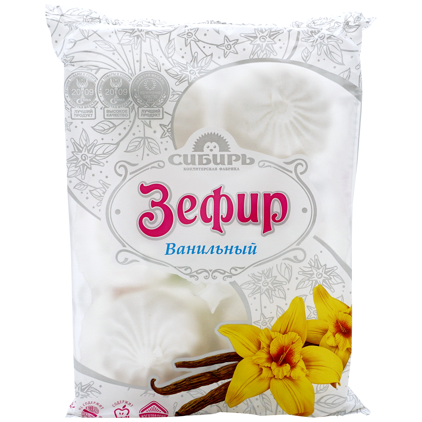

Зефир Сибирь ванильный 150 г