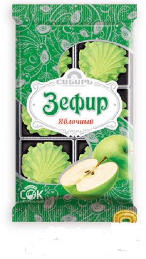 

Зефир КФ Сибирь яблочный 150 г