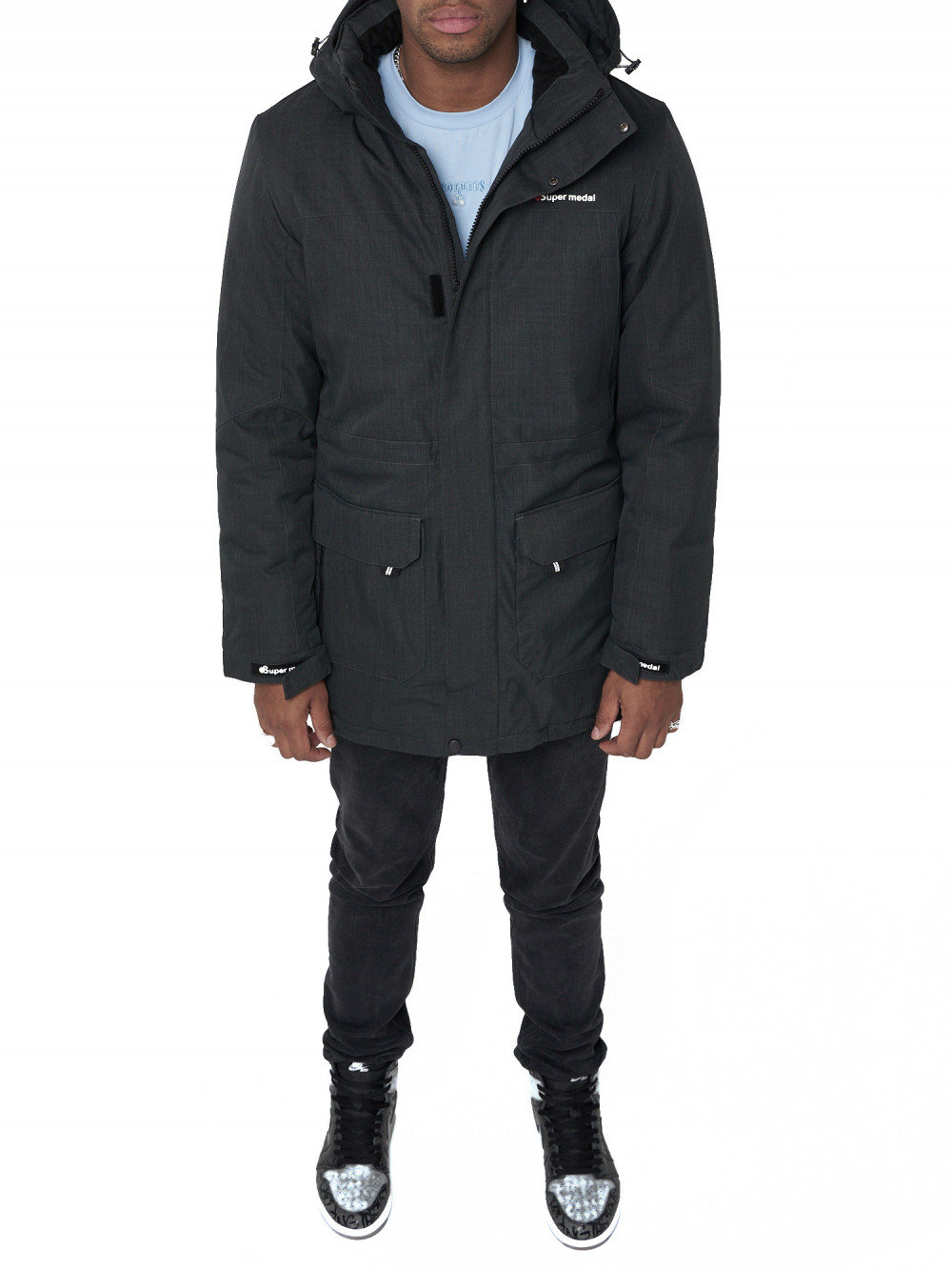 

Парка мужская NoBrand AD88811 зеленая XXL, Зеленый, AD88811