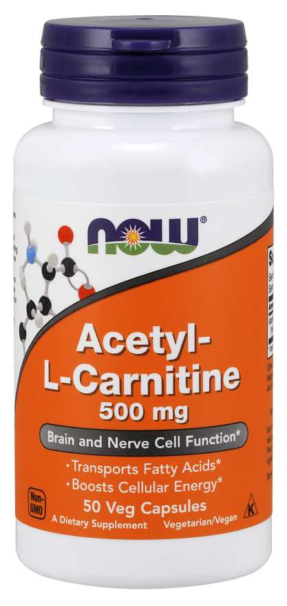 фото Now acetyl l-carnitine 500 mg, 50 капс