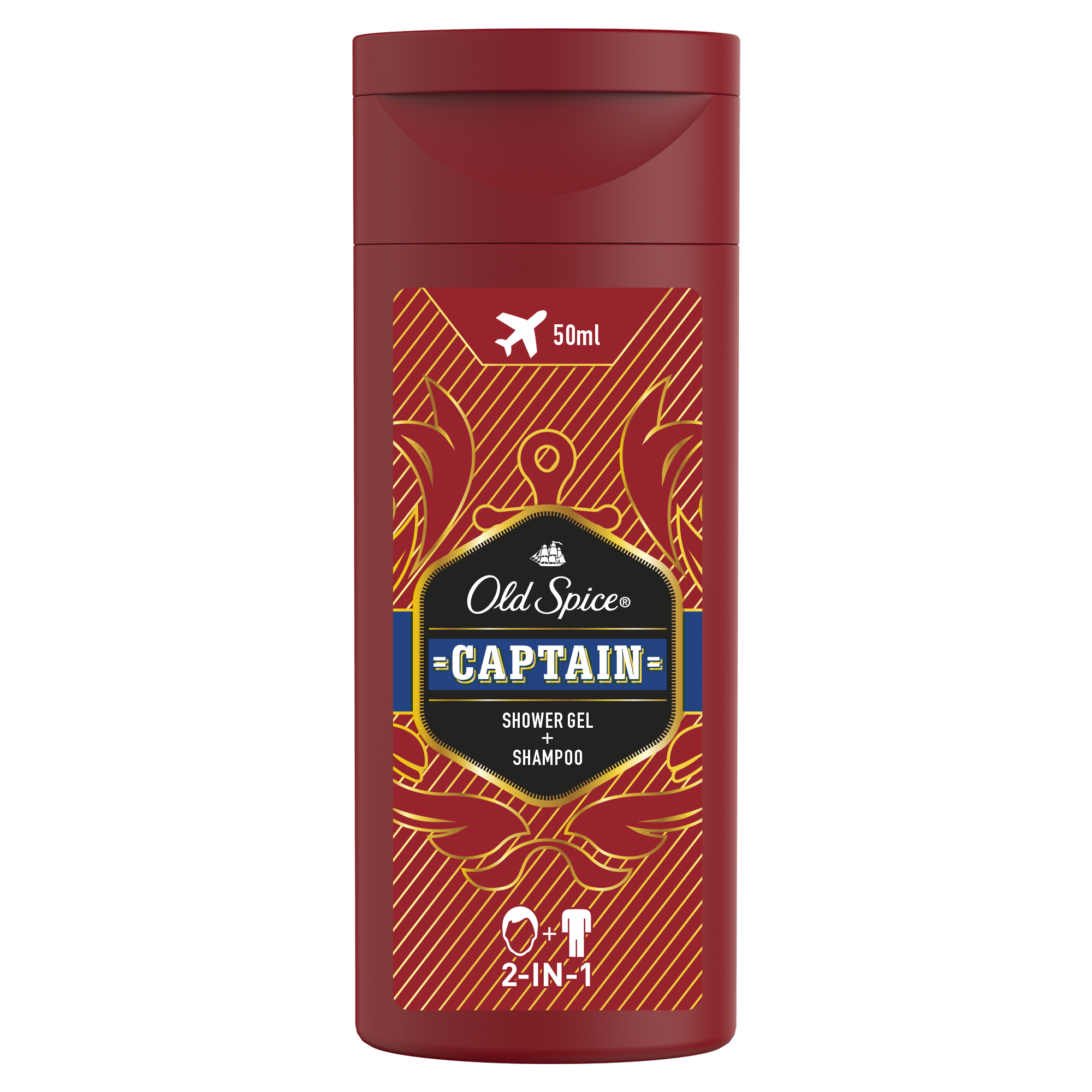 фото Гель для душа и шампунь old spice captain 2в1 50мл