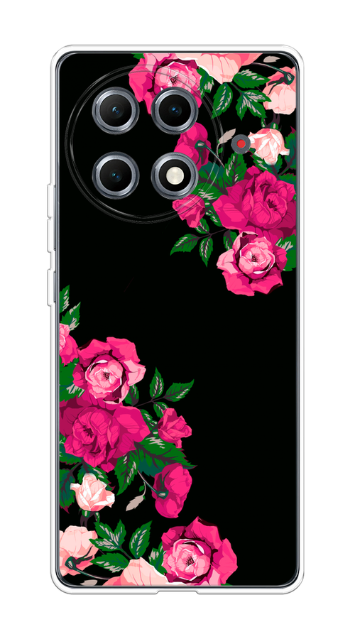 

Чехол на Tecno Camon 30S Pro "Розы фуксия", Черный;розовый;зеленый, 309550-1