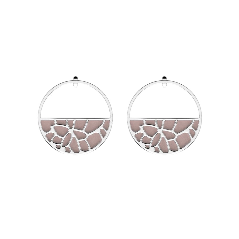 

Серьги из латуни Les Georgettes 7033106 16 MP, натуральная кожи, 7033106 16 MP