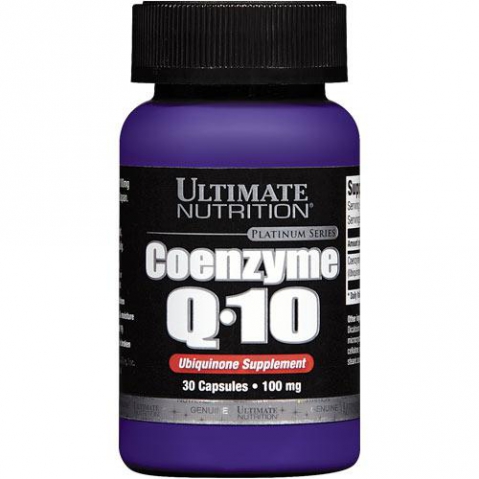 Ultimate Nutrition Coenzyme Q-10 100 мг (коэнзим Q10), 30 капс