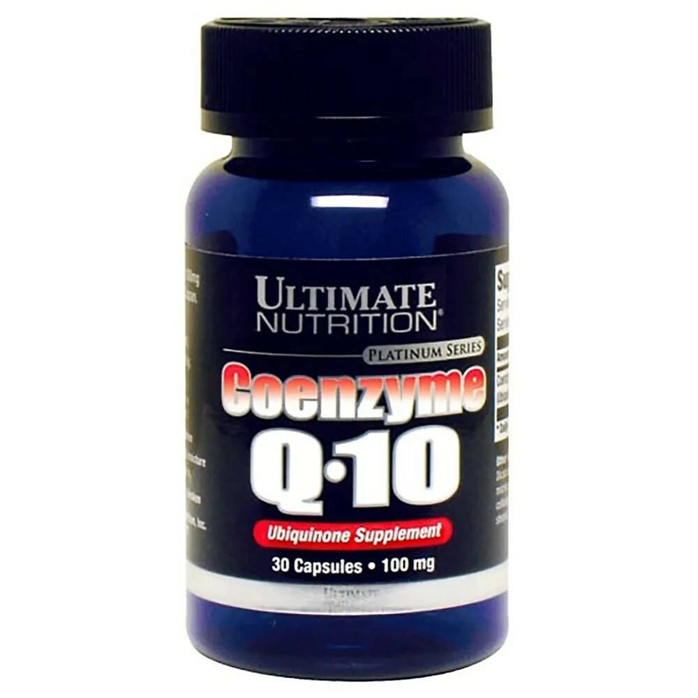 Ultimate Nutrition Coenzyme Q-10 100 мг (коэнзим Q10), 30 капс
