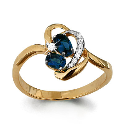 

Кольцо из красного золота с бриллиантом Aquamarine Aquamarine 962620Ак_585_кз р, 962620Ак_585_кз