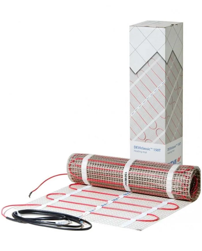 

Теплый пол DEVIclassic 150T 225 Вт 0,5 x 3 м 1,5 м2, DEVIclassic 150T