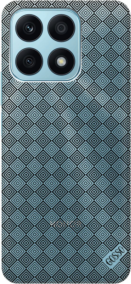 

Силиконовый чехол на Honor X8a с 3D принтом "Magic Squares" прозрачный, Прозрачный;черный, 158893