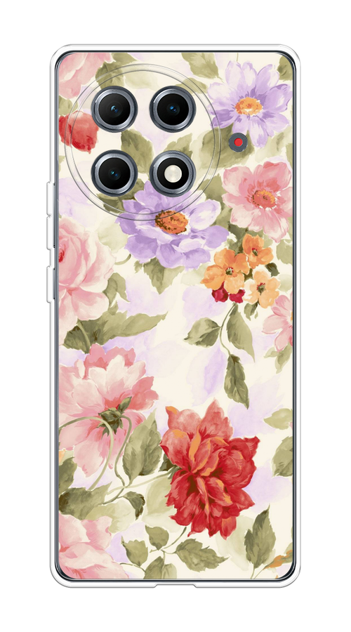 

Чехол на Tecno Camon 30S Pro "Акварельные пионы", Розовый;бежевый, 309550-1