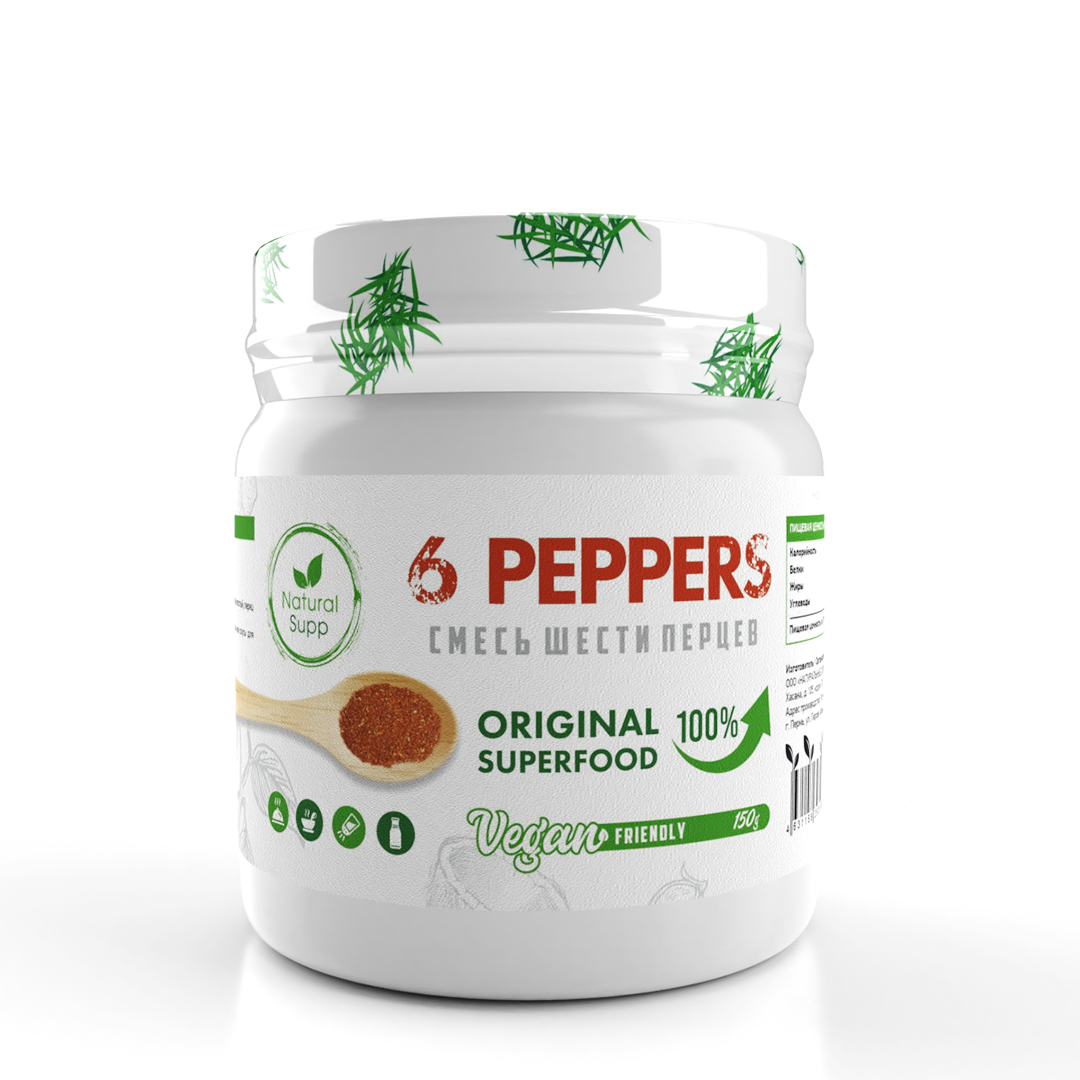 

Смесь шести перцев NaturalSupp (150 г)