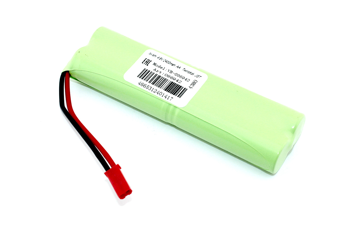 Аккумулятор Ni-Mh 4.8V 2400 mAh AA Twinstick разъем JST