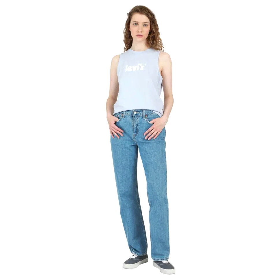 

Джинсы женские Levi's A0964-0010 голубые 25, Голубой, Low Pro Jeans