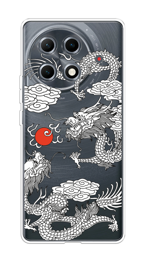 

Чехол на Tecno Camon 30S Pro "Драконы с ножом", Прозрачный;черный;белый, 309550-1