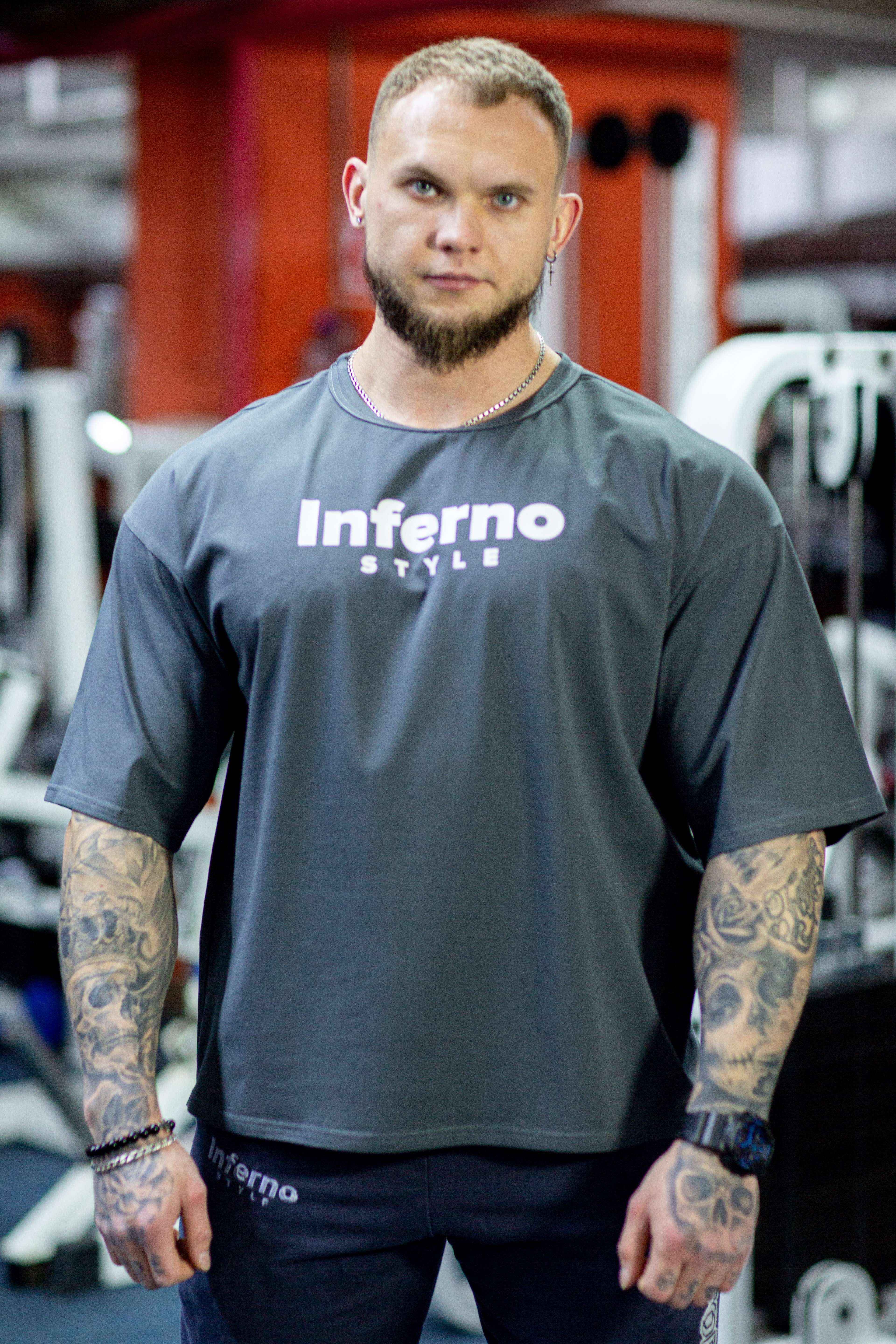 

Футболка мужская INFERNO style Ф-008-002 серая 4XL, Серый, Ф-008-002
