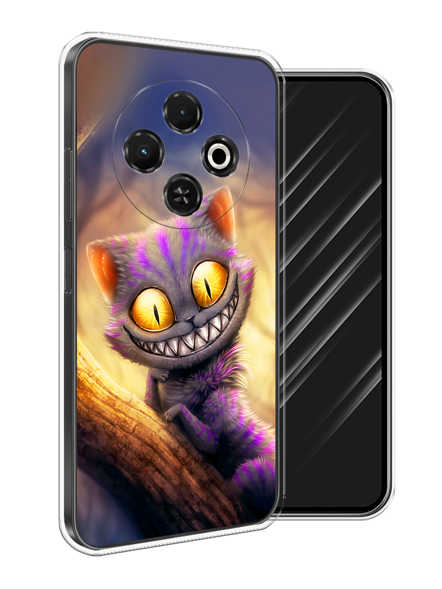 

Чехол Awog на Tecno Spark 30C "Cheshire Cat", Фиолетовый;желтый, 309250-1