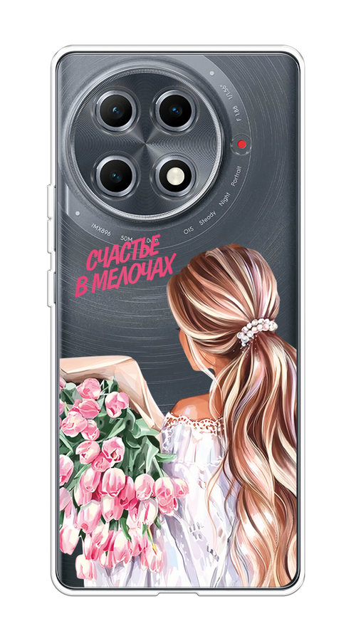 

Чехол на Tecno Camon 30S Pro "Простые радости", Прозрачный;розовый;белый;бежевый, 309550-1