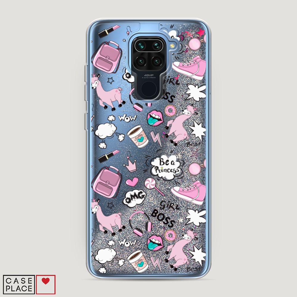 

Чехол Awog на Xiaomi Redmi 10X 4G/Note 9 "Стильная лама", 38291-1