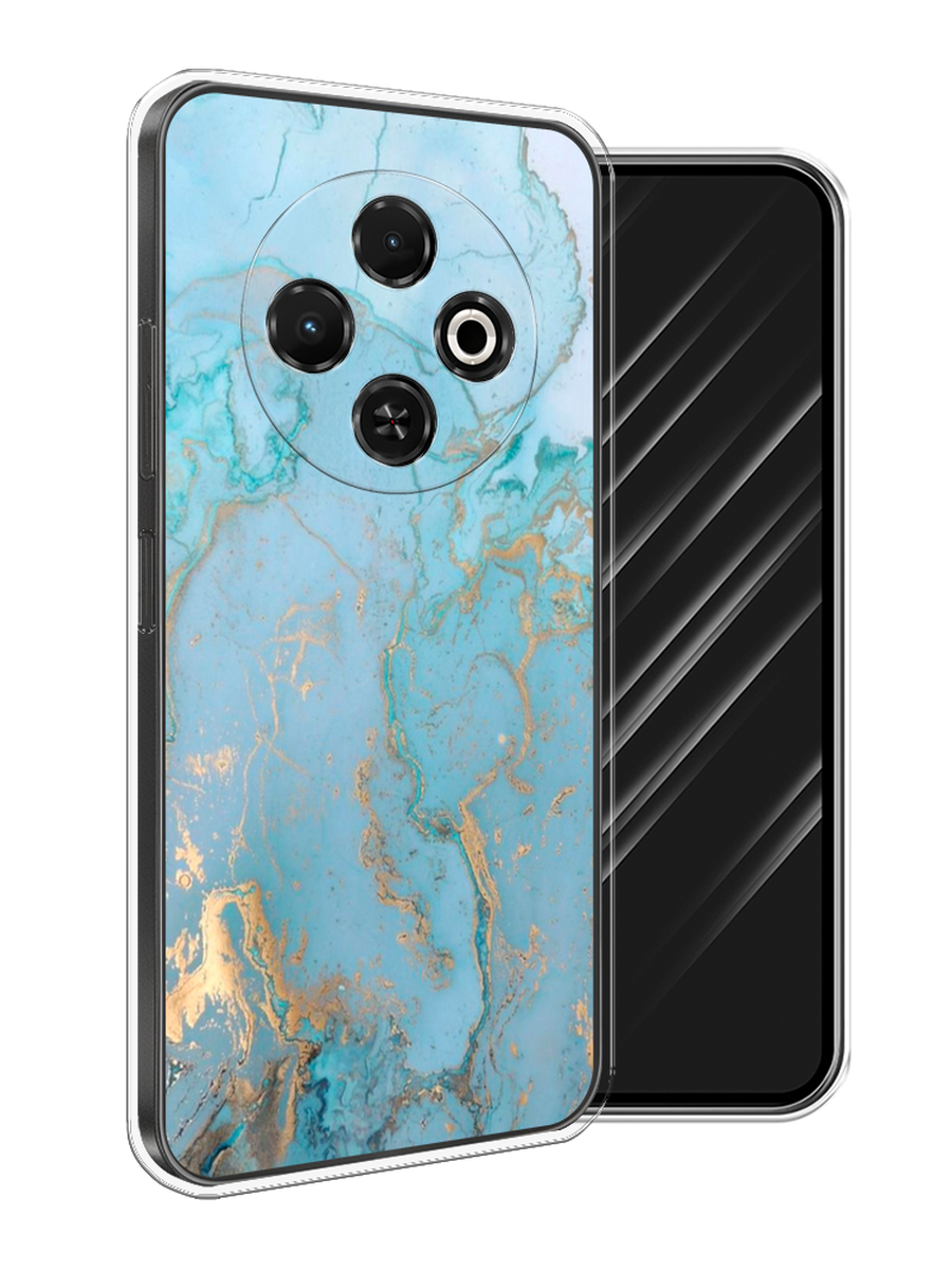 

Чехол Awog на Tecno Spark 30C "Голубой мрамор рисунок", 309250-1