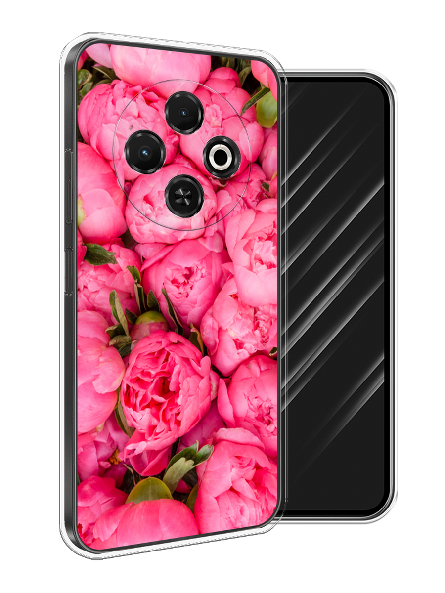 

Чехол Awog на Tecno Spark 30C "Прекрасные пионы", Разноцветный, 309250-1