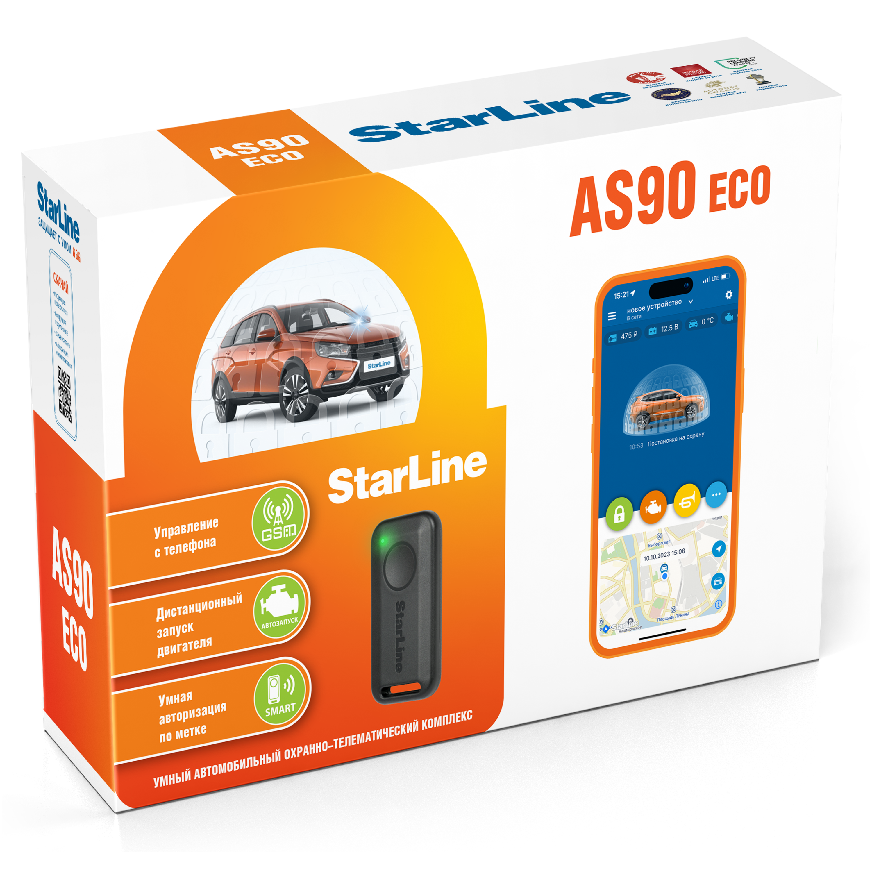 

Автосигнализация StarLine AS90 ECO, AS90 ECO