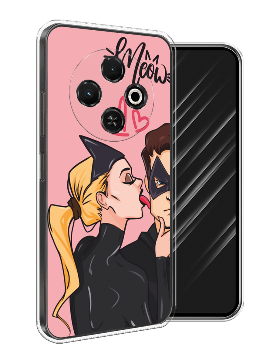 

Чехол Awog на Tecno Spark 30C "Kiss of Cat Woman", Розовый;черный;бежевый, 309250-1