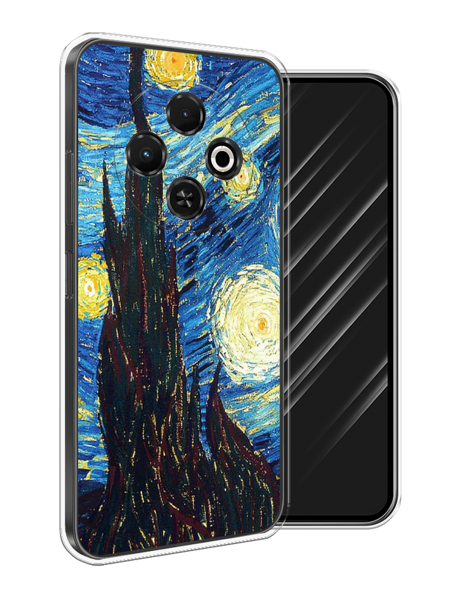 

Чехол Awog на Tecno Spark 30C "Ван Гог Звездная ночь", Желтый, 309250-1