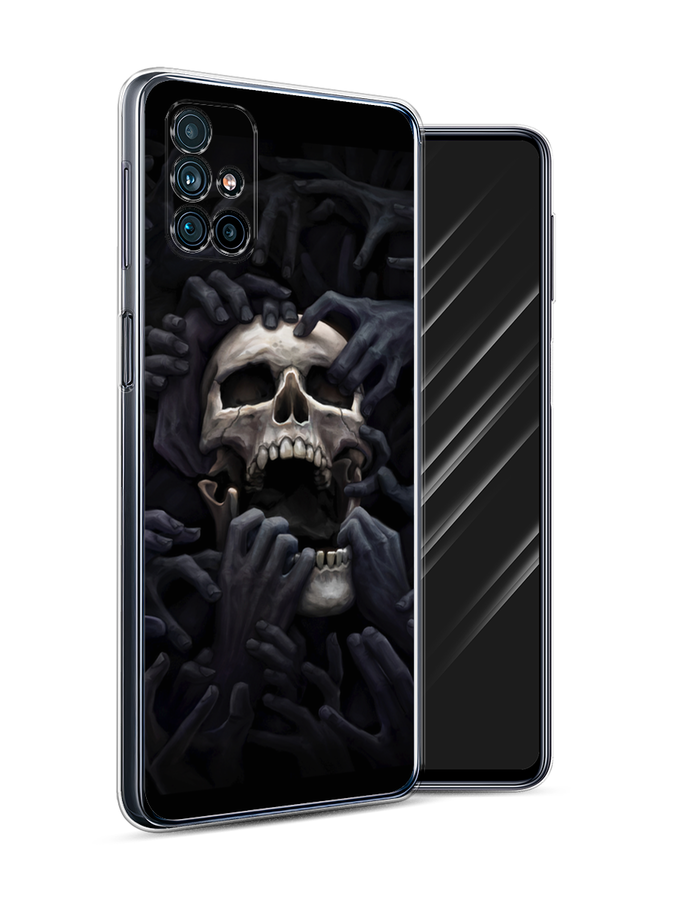 

Чехол Awog на Samsung Galaxy M31s / Самсунг M31s "Череп 29", Черный;серый, 2101450-9