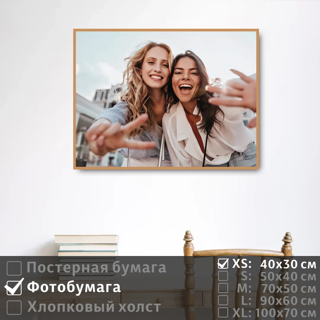 

Постер на фотобумаге ПолиЦентр Девушки молодость и дружба 40х30 см, ДевушкиМолодостьИДружба