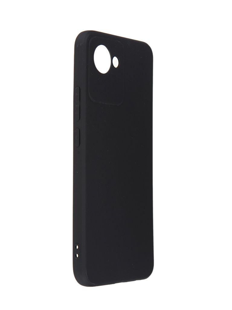 

Чехол DF для Realme C30 Silicone Black rmCase-18, Черный, Realme C30