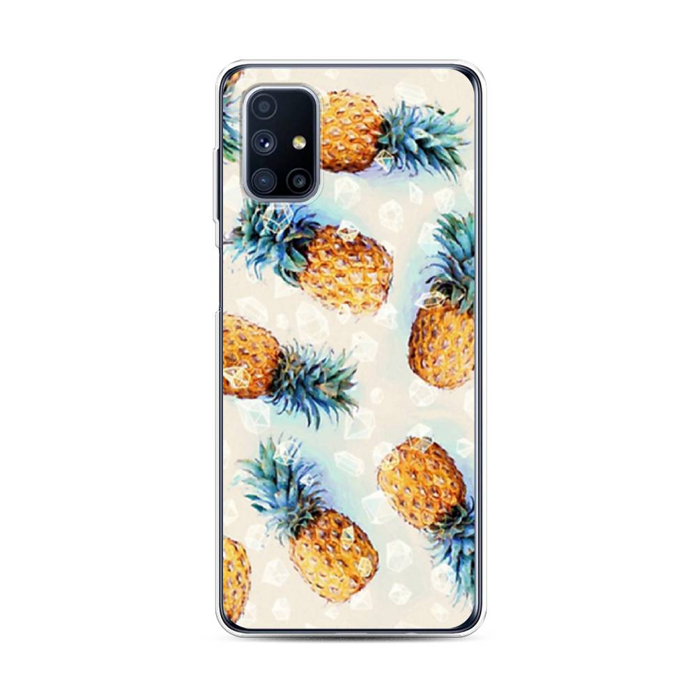 

Чехол Awog на Samsung Galaxy M31s / Самсунг M31s "Ананасы", Бежевый, 2101450-3
