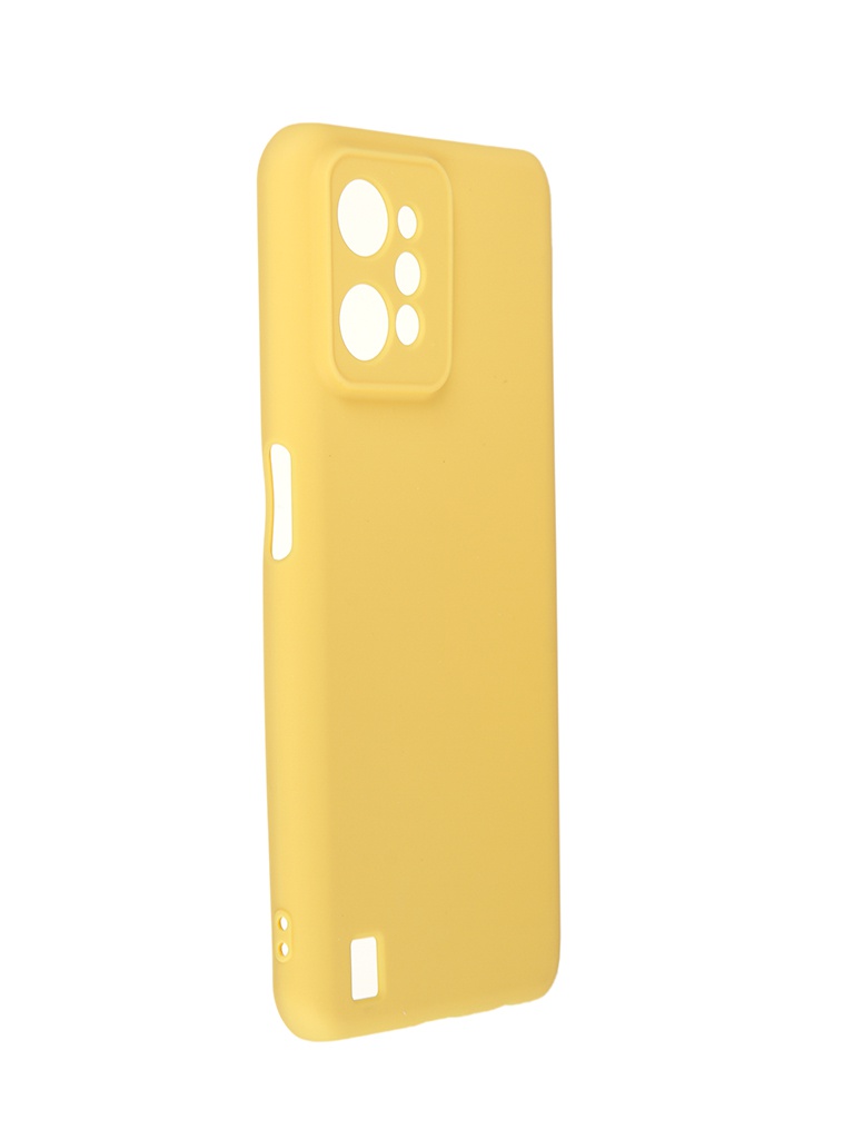 Чехол DF для Realme C31 Silicone Yellow rmCase-19