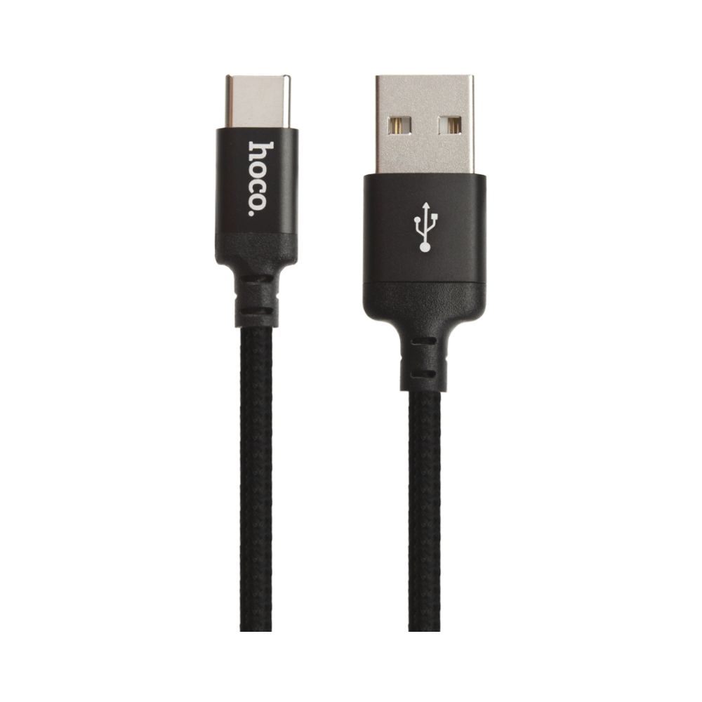 Кабель Hoco X14 USB to USB-C 2m Black 600017186590