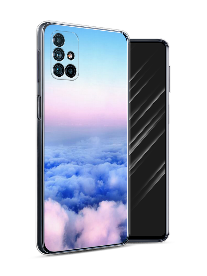 

Чехол Awog на Samsung Galaxy M31s / Самсунг M31s "Облака", Голубой;розовый, 2101450-4
