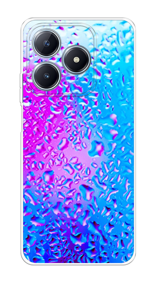 

Чехол Case Place на Realme C63 "Капли на стекле", Бирюзовый;розовый, 2517350-1