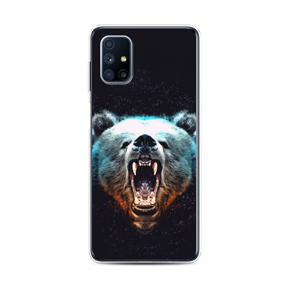 

Чехол Awog на Samsung Galaxy M31s / Самсунг M31s "Медведь", Коричневый;голубой;черный, 2101450-2