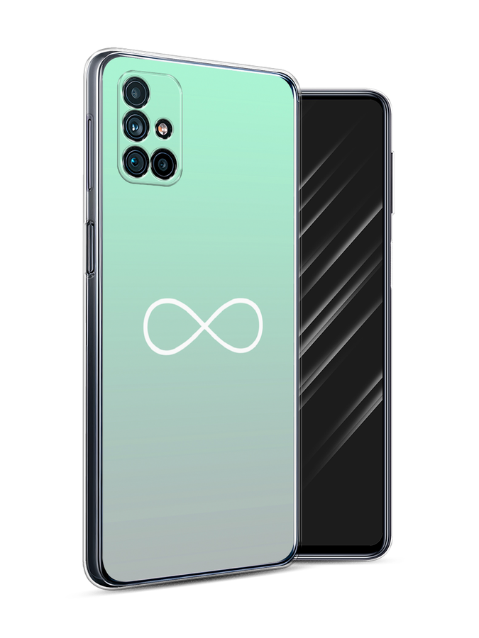 

Чехол Awog на Samsung Galaxy M31s / Самсунг M31s "Бесконечность от Тиффани", Голубой, 2101450-4