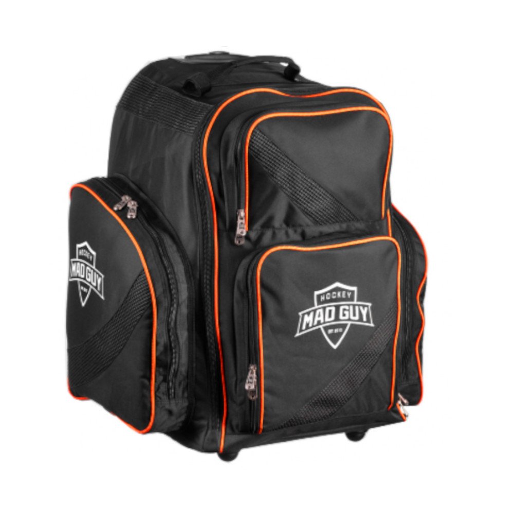 Рюкзак хоккейный на колесах MAD GUY Limited Edition Sr (черный-оранжевый)