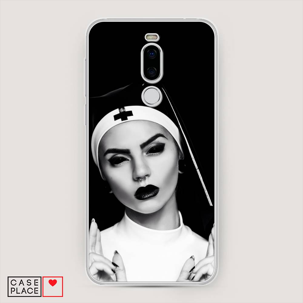 

Чехол Awog на Meizu X8 "Черная монашка", Серый;черный, 72950-9