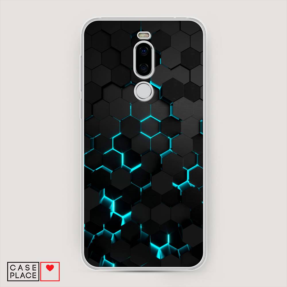 

Чехол Awog "Соты бирюзовые" для Meizu X8, 72950-3