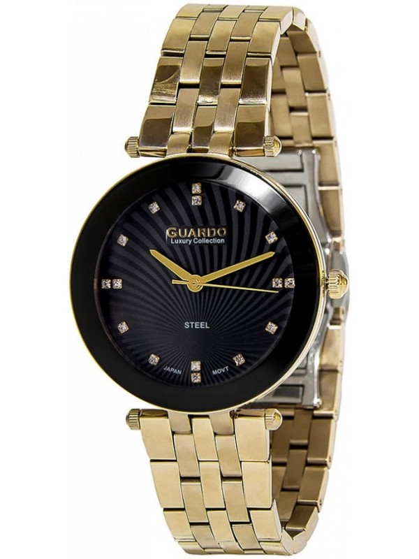 

Наручные часы женские Guardo S2066-3.6 чёрный, S2066-3.6 чёрный